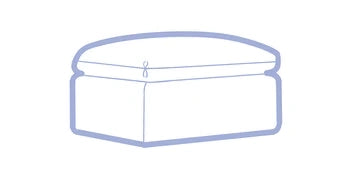 EASE LOUNGE OTTOMAN COVER