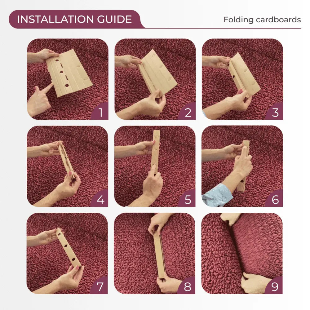 Folding Cardboards with Ridges - Set of 4pcs. - Cardboards Folding Cardboards with Ridges - Set of 4pcs.