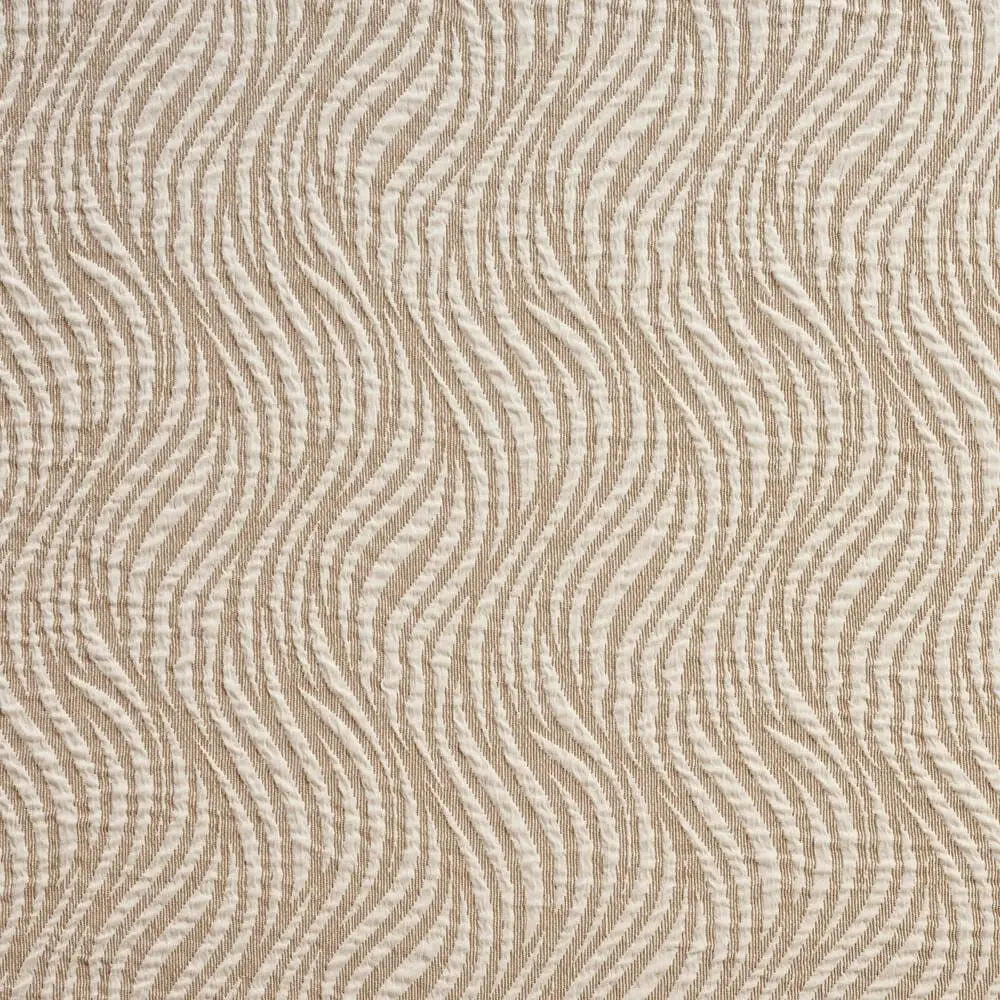 Beige Vento Sofa 3 Seater Slipcover, Jacquard 3D Collection