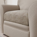 Beige Vento Seat Cushion Cover, Jacquard 3D Collection