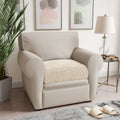 Cream Seat Cushion Cover, Microfibra Collection