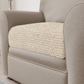 Cream Seat Cushion Cover, Microfibra Collection