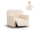 Cream Recliner Slipcover, Microfibra Collection