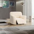 Cream Recliner Slipcover, Microfibra Collection