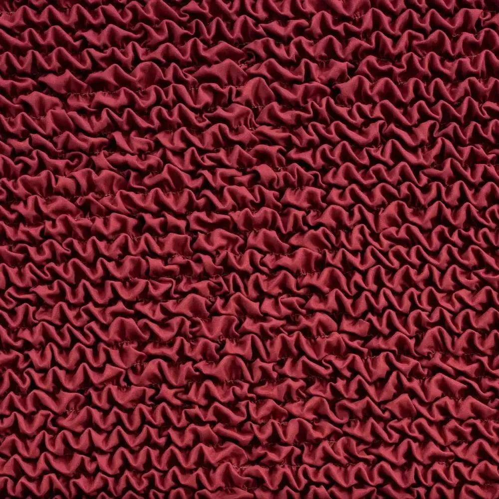 Burgundy Ottoman Slipcover (Large), Microfibra Collection