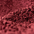Burgundy L-Shaped Sofa Slipcover (Left Chaise), Microfibra Collection