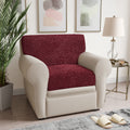Burgundy Seat Cushion Cover, Microfibra Collection