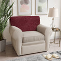 Burgundy Seat Cushion Cover, Microfibra Collection
