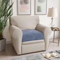 Blue Seat Cushion Cover, Microfibra Collection