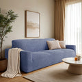 Blue Sofa 3 Seater Slipcover, Microfibra Collection
