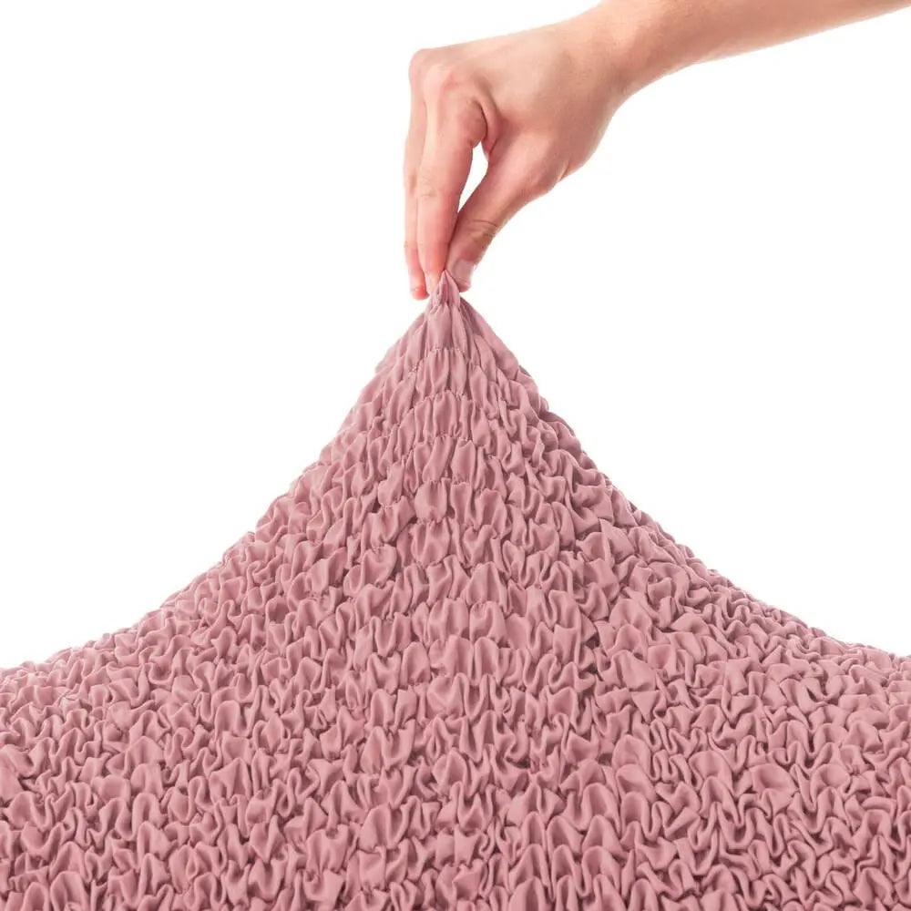 Coral Pink Sofa 3 Seater Slipcover, Microfibra Collection