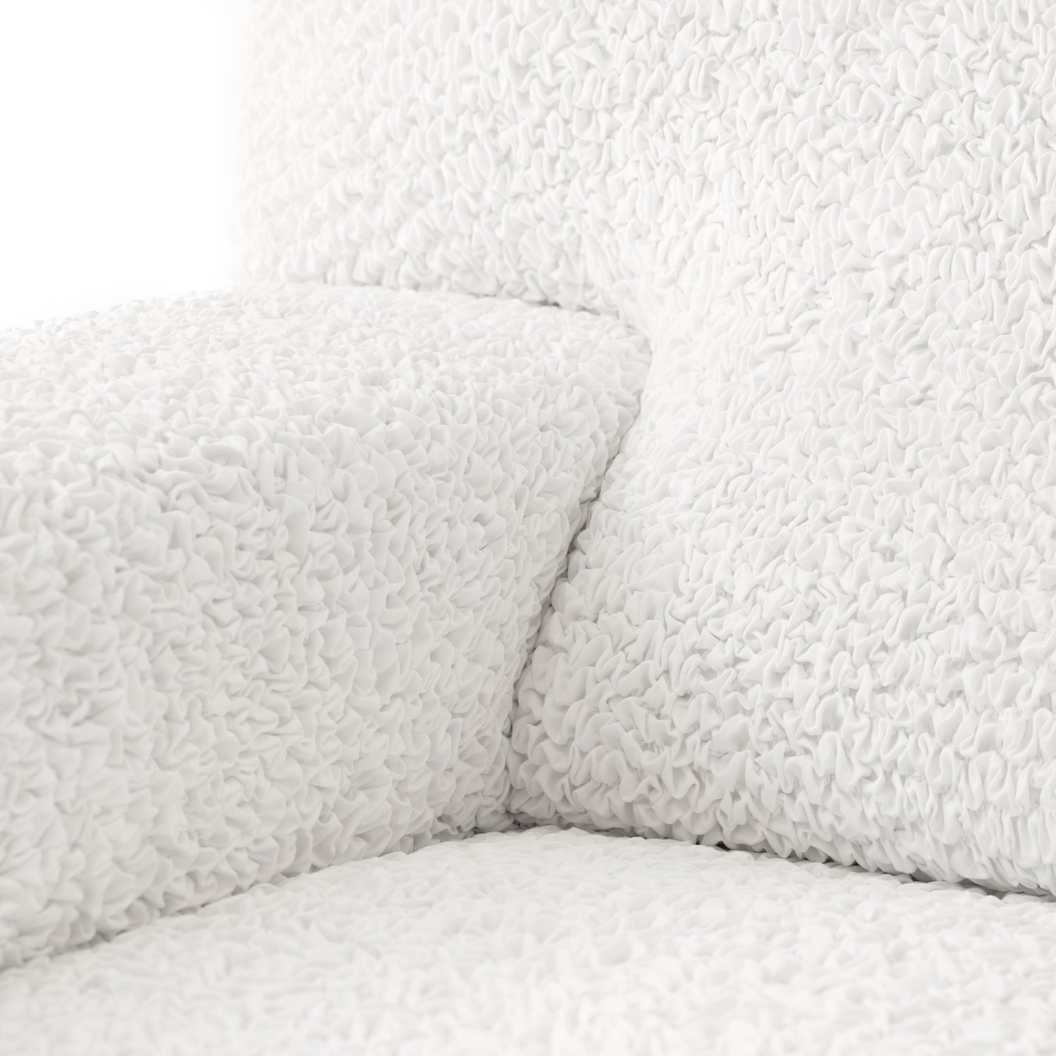 Crisp White Wingback Chair Slipcover, Microfibra Collection