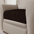 Dark Brown Seat Cushion Cover, Microfibra Collection