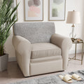Light Grey Seat Cushion Cover, Microfibra Collection