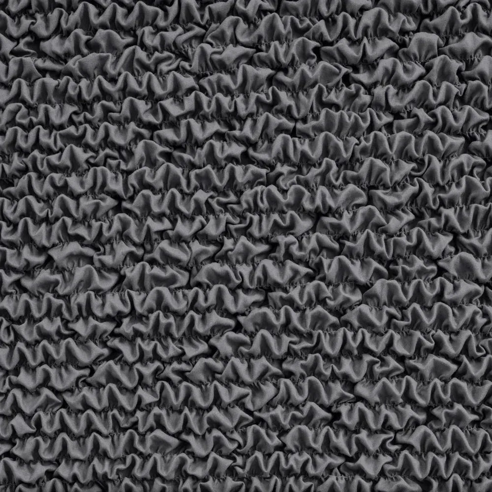 Dark Grey Ottoman Slipcover (Large), Microfibra Collection