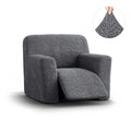 Dark Grey Recliner Slipcover, Microfibra Collection