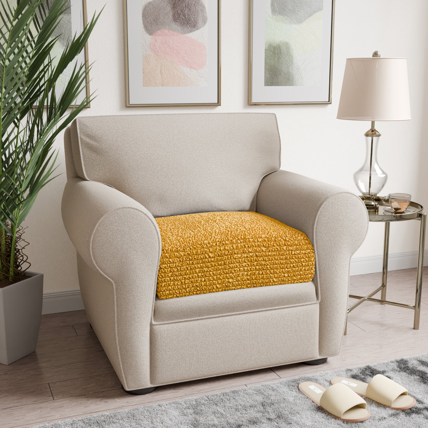 Mango Seat Cushion Cover, Microfibra Collection