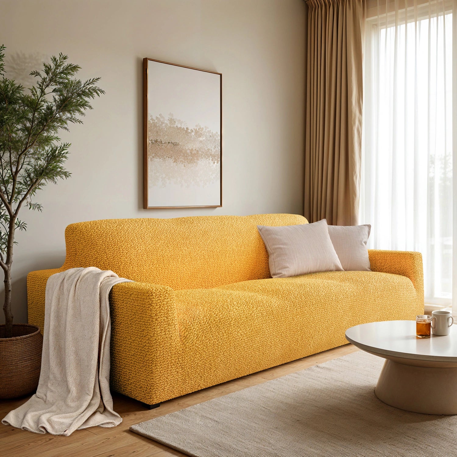 Mango Sofa 3 Seater Slipcover, Microfibra Collection