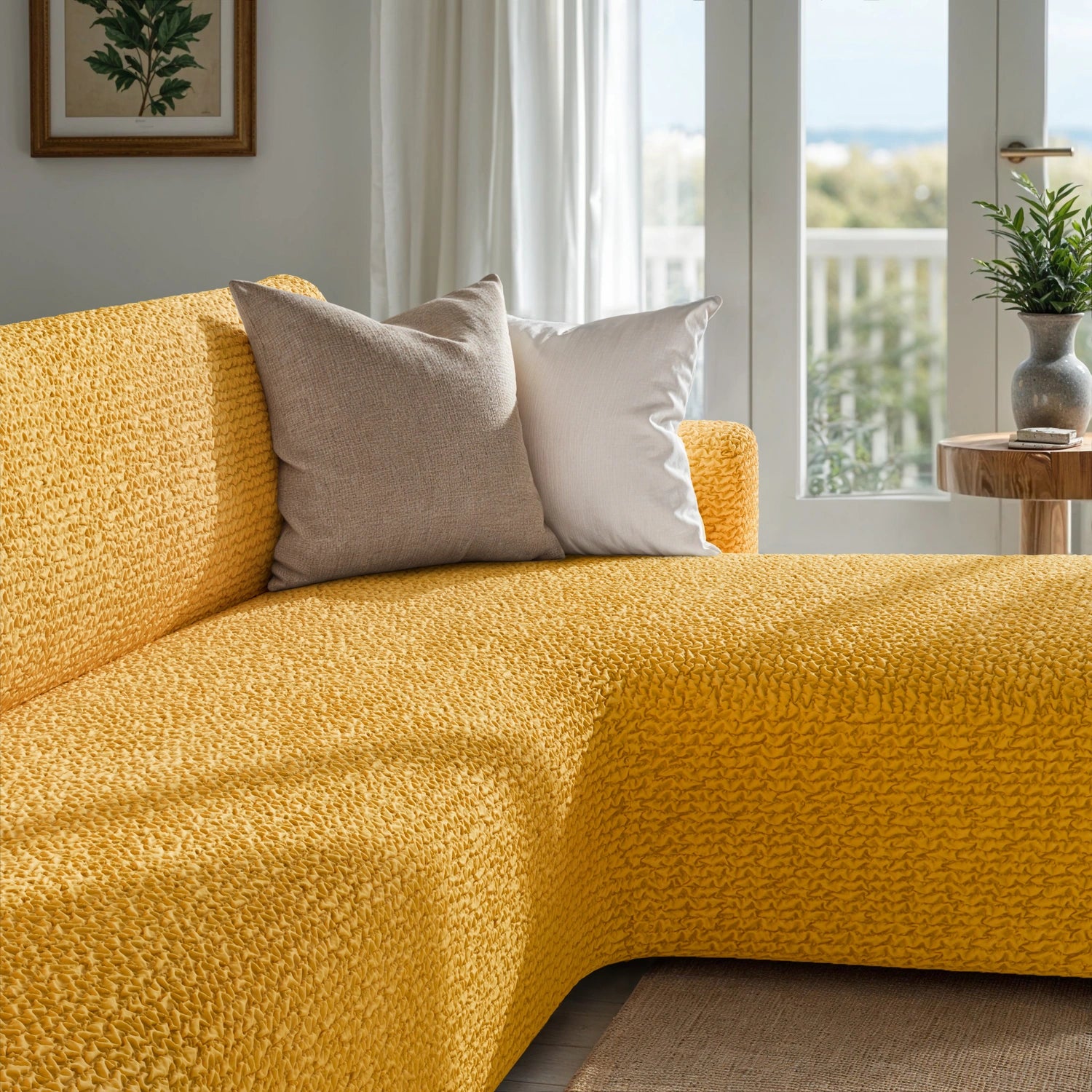 Mango L-Shaped Sofa Slipcover (Right Chaise), Microfibra Collection