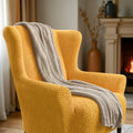 Mango Wingback Chair Slipcover, Microfibra Collection