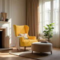Mango Wingback Chair Slipcover, Microfibra Collection