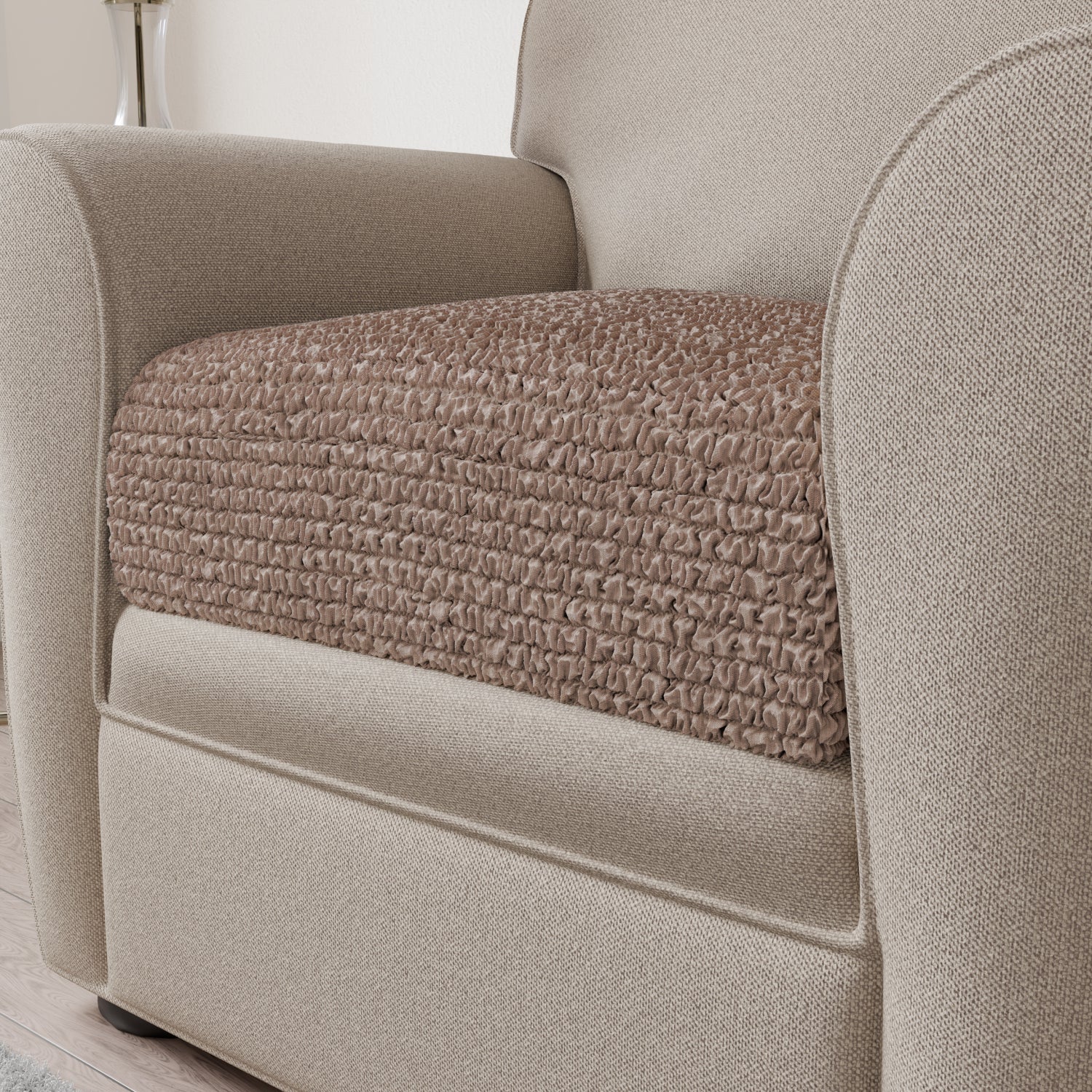 Marsala Seat Cushion Cover, Microfibra Collection
