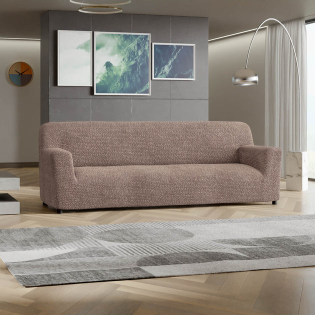4 Seater Sofa Stretch Furniture Slipcover Microfibra Collection