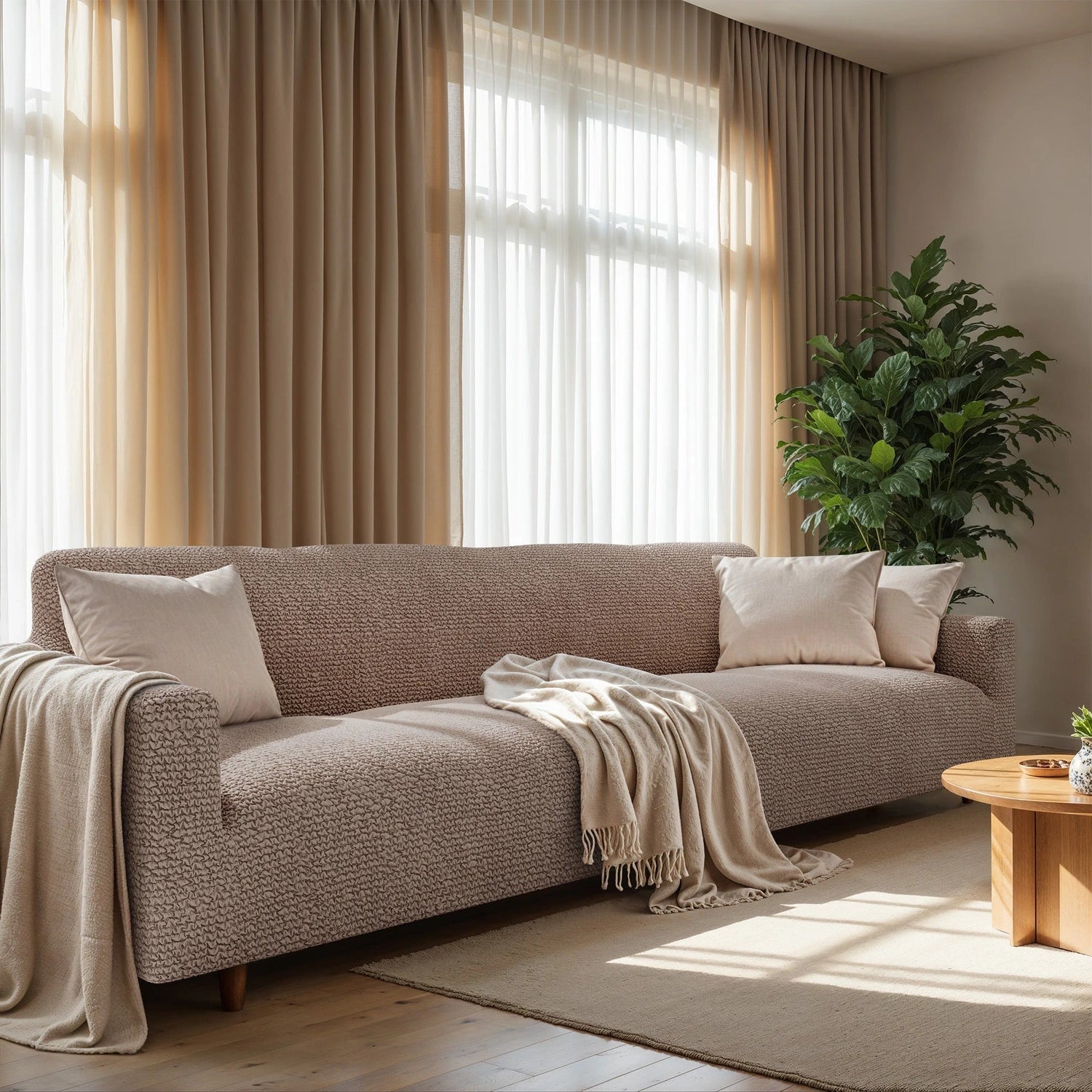 Marsala Sofa 4 Seater Slipcover, Microfibra Collection