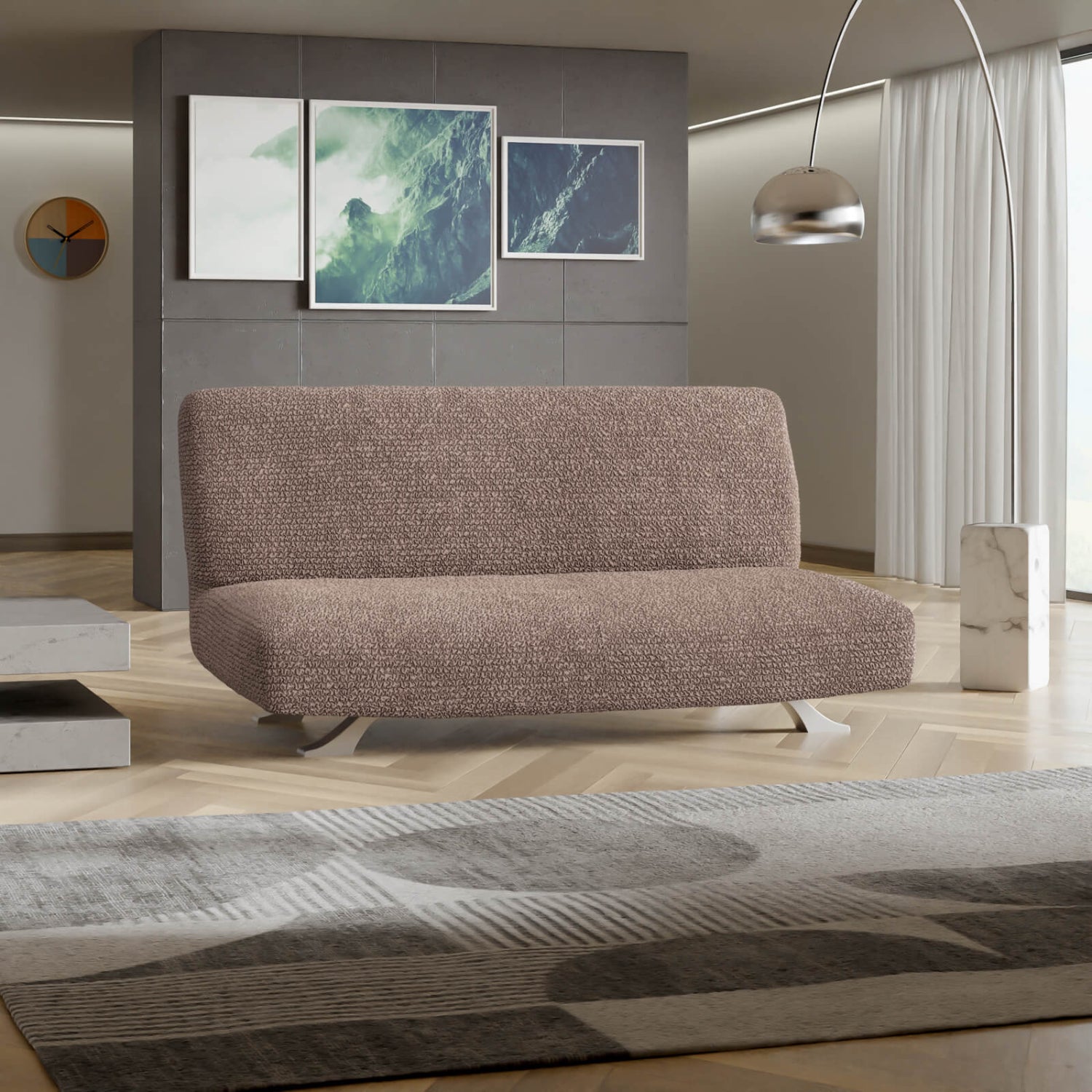 Marsala Futon Slipcover, Microfibra Collection