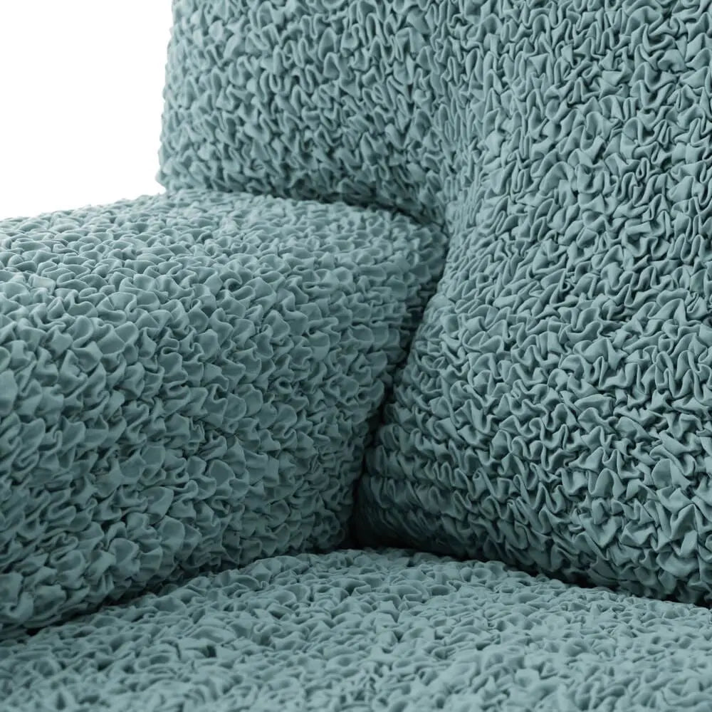 Teal Loveseat 2 Seater Slipcover, Microfibra Collection