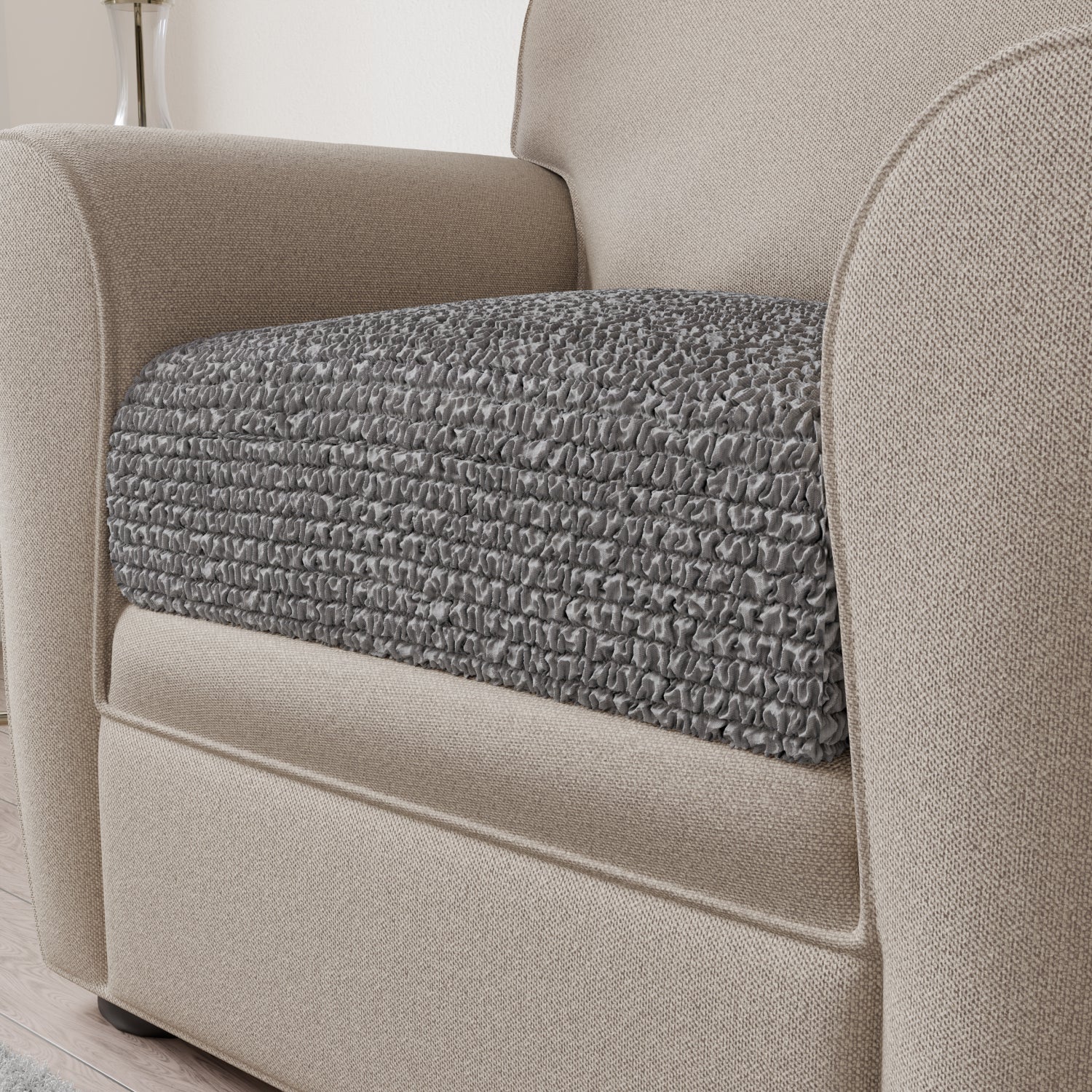 Ash Seat Cushion Cover, Microfibra Collection