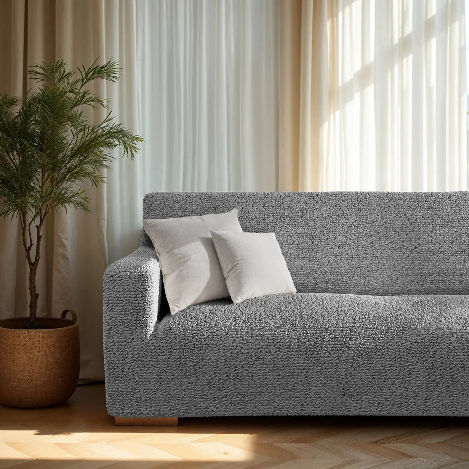 Ash Sofa 4 Seater Slipcover, Microfibra Collection
