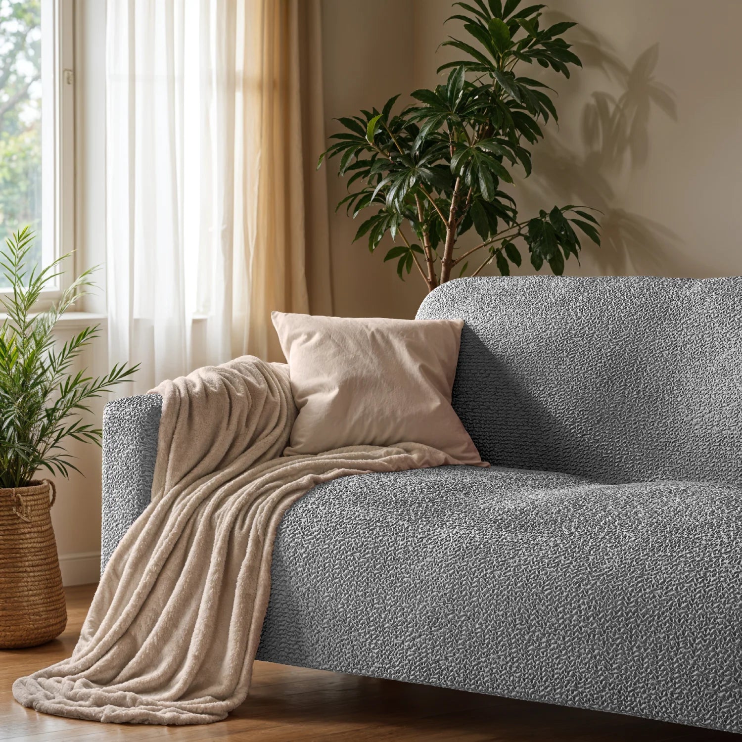Ash Loveseat 2 Seater Slipcover, Microfibra Collection