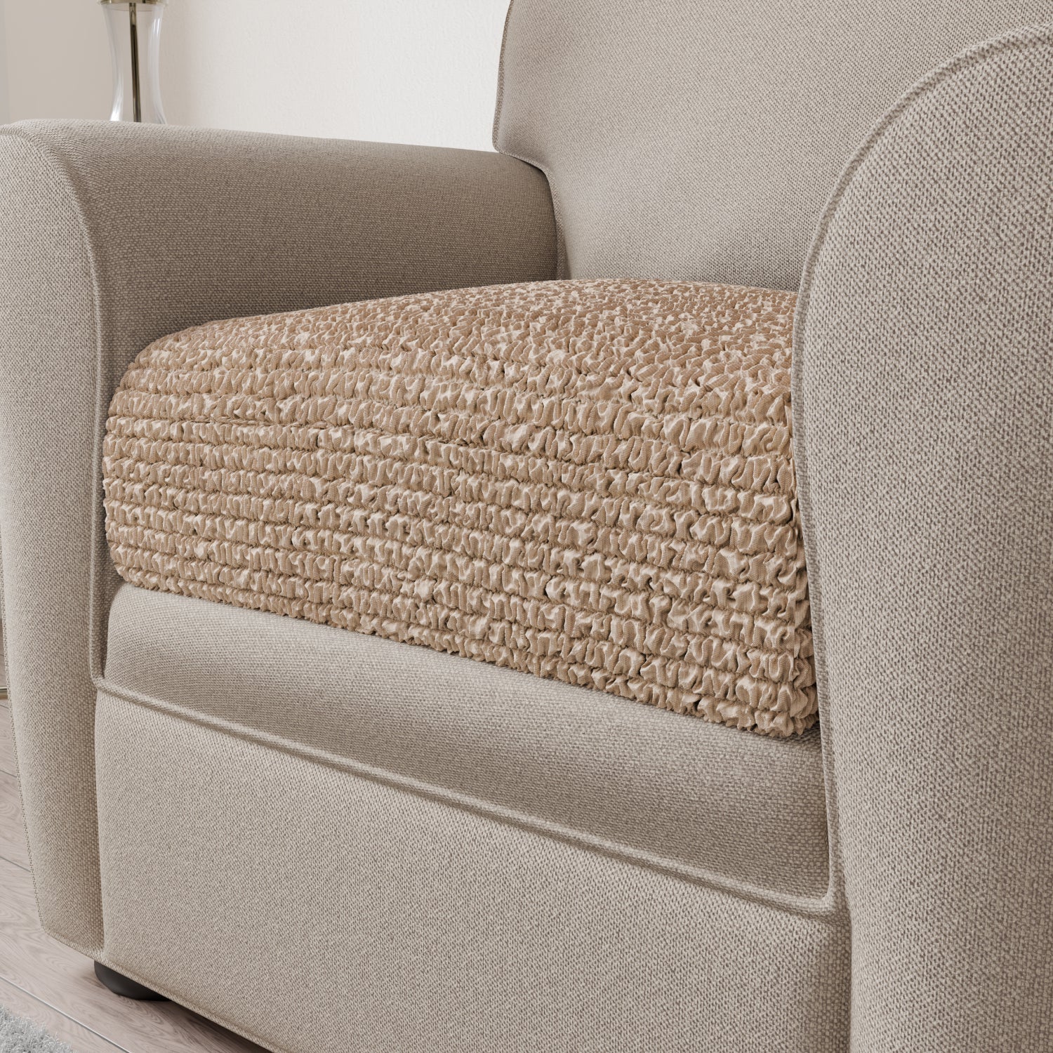 Tapioca Seat Cushion Cover, Microfibra Collection
