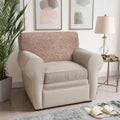 Blush Taupe Seat Cushion Cover, Microfibra Collection