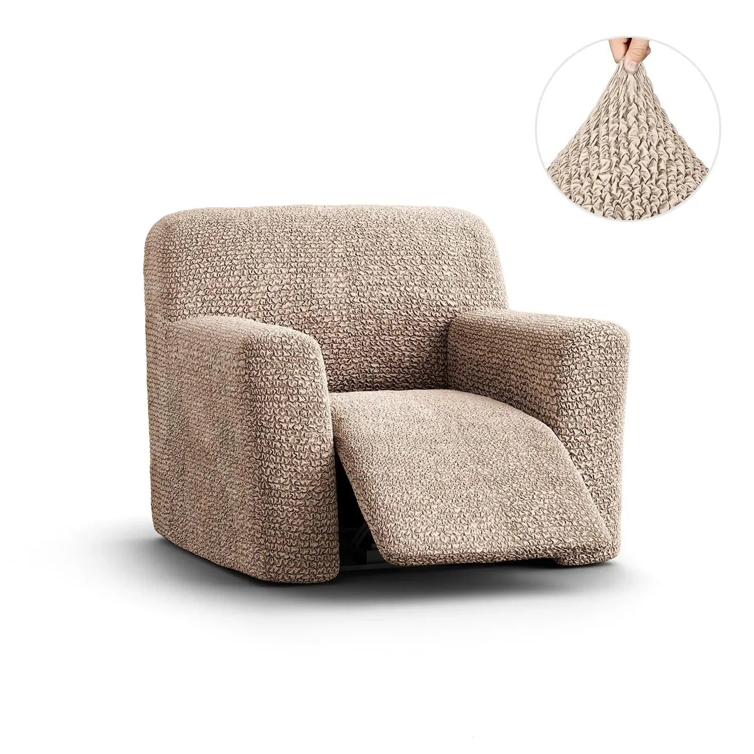 Tapioca Recliner Slipcover, Microfibra Collection