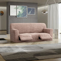 Blush Taupe 3 Seater Recliner Slipcover, Microfibra Collection
