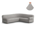 Platinum Corner Sofa Slipcover, Mille Righe Collection