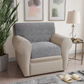 Platinum Seat Cushion Cover, Mille Righe Collection
