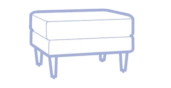 PARLOUR OTTOMAN COVER