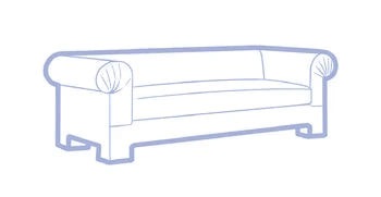 ROLLED-ARM SOFA COVER
