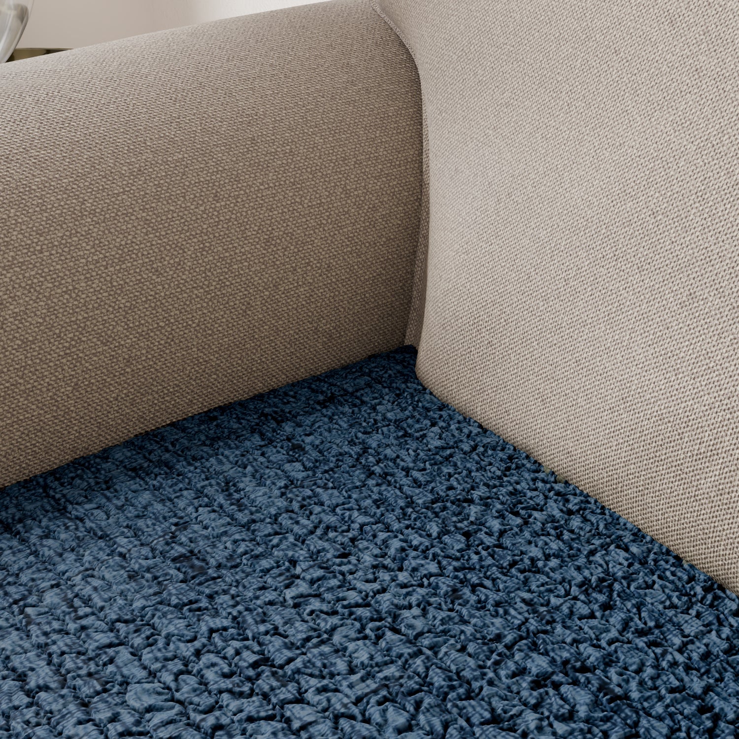 Vittoria Blue Seat Cushion Cover, Microfibra Printed Collection