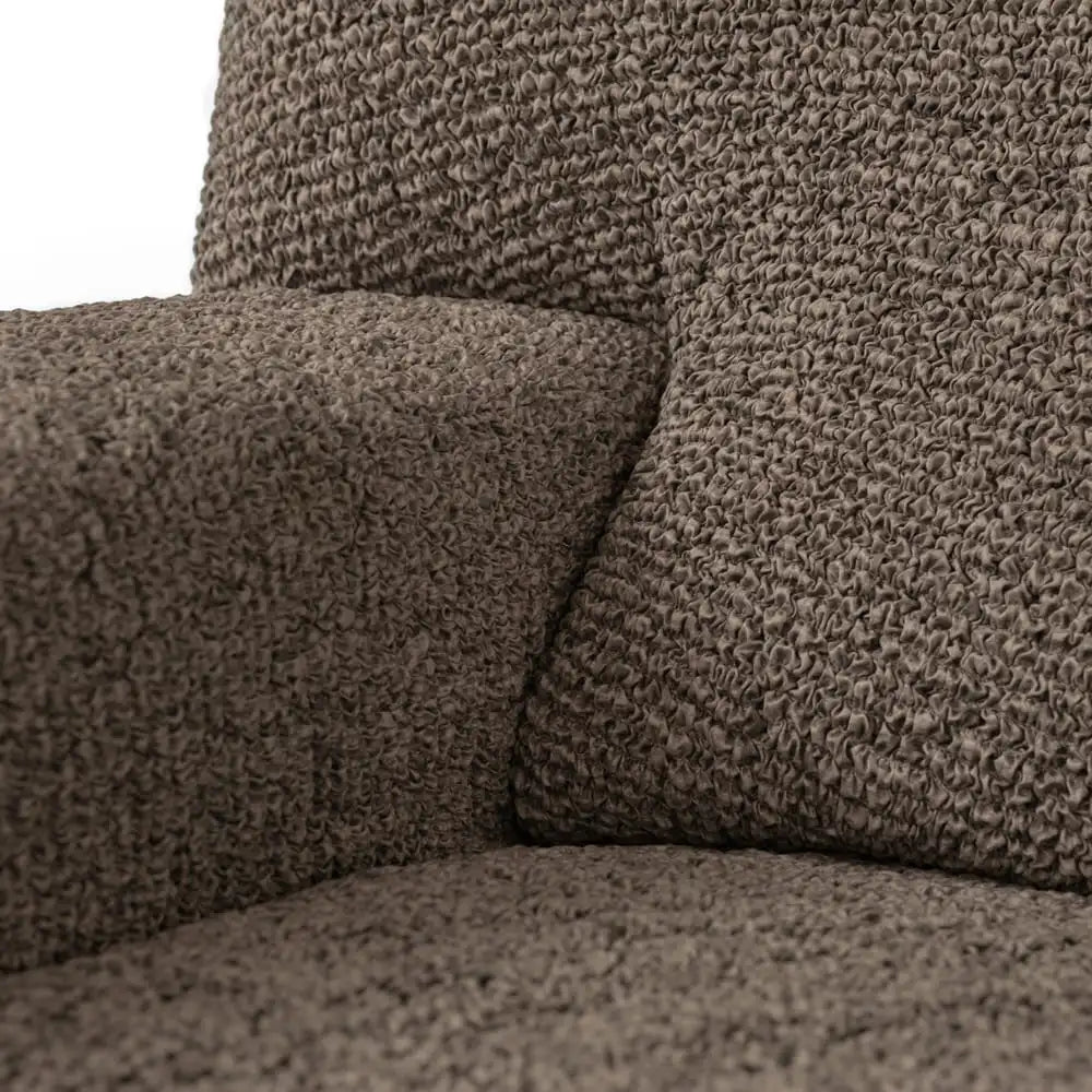 Vittoria Brown Reclining Armchair Slipcover, Microfibra Printed Collection