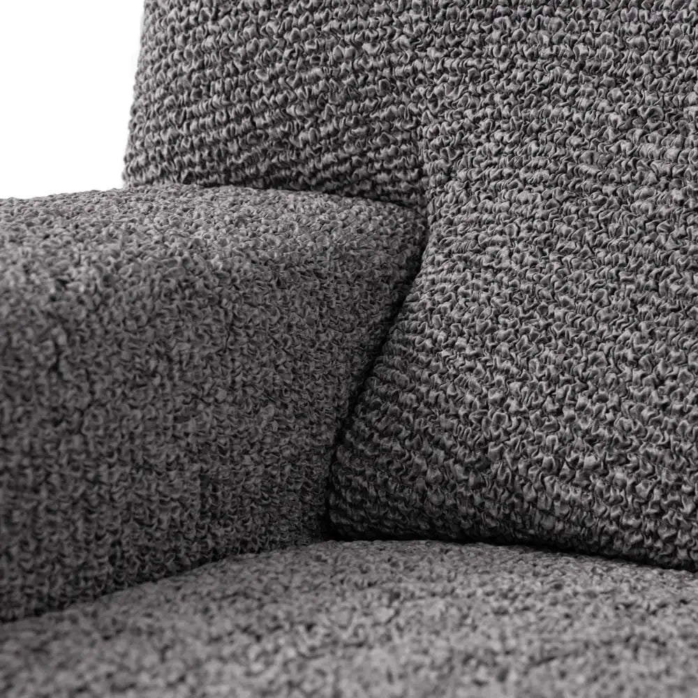 Vittoria Grey Reclining Armchair Slipcover, Microfibra Printed Collection