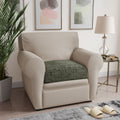 Mossy Grey Seat Cushion Cover, Microfibra Printed Collection