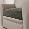 Mossy Grey Seat Cushion Cover, Microfibra Printed Collection