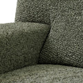 Mossy Grey Reclining Armchair Slipcover, Microfibra Printed Collection