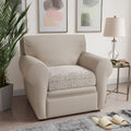 Vittoria Beige Seat Cushion Cover, Microfibra Printed Collection