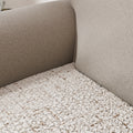 Vittoria Beige Seat Cushion Cover, Microfibra Printed Collection
