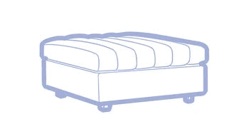 STITCH OTTOMAN COVER